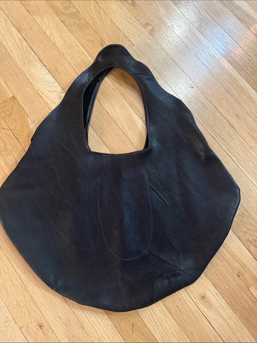 Peter Bag! Branded leather